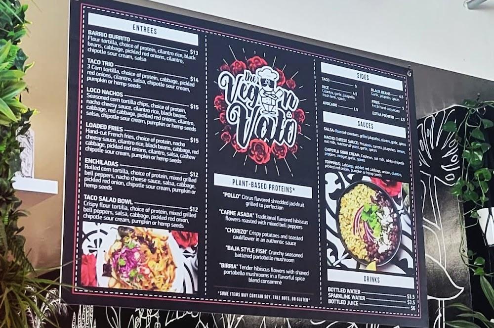 The Vegan Vato Menu image 3