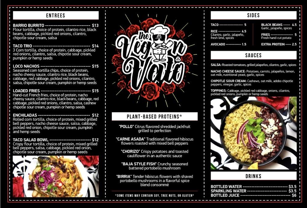 The Vegan Vato Menu image 4